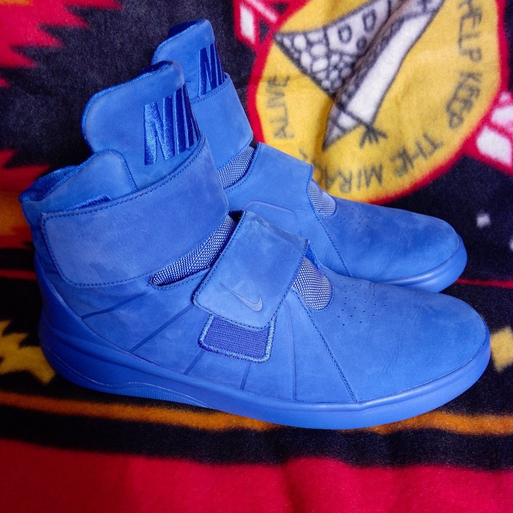 Nike Marxman Premium,  blue suede, 10 US